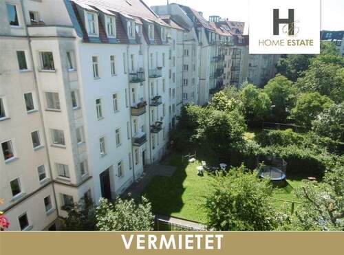 Hausansicht Innenhof & Garten - Etagenwohnung in Dresden zum Kaufen