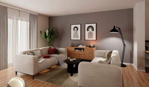 Lichtdurchfluteter Wohnbereich dank bodentiefer Fenster - 5 Zimmer Einfamilienhaus zum Kaufen in Berlin