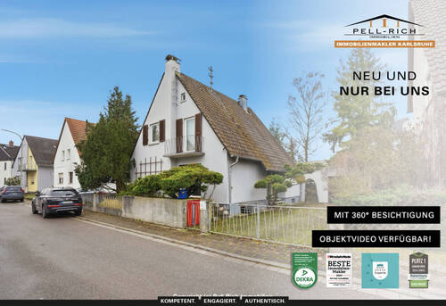 Neu&Nur bei Pell-Rich - Objekt 979 - GRÜNES GLÜCK: Freistehendes Einfamilienhaus mit viel Platz und großem Grundstück in Jockgrim
