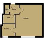 Grundriss - Etagenwohnung mit 29,20 m² in Berlin zum Kaufen