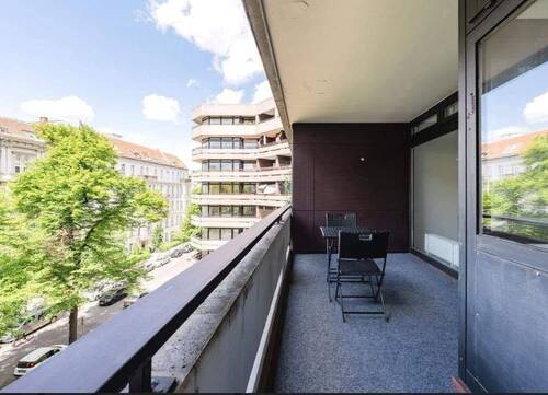 Ausblick vom Balkon - 