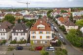 Drohnenansicht - 1 Zimmer Mehrfamilienhaus, Wohnhaus zum Kaufen in Ludwigsburg