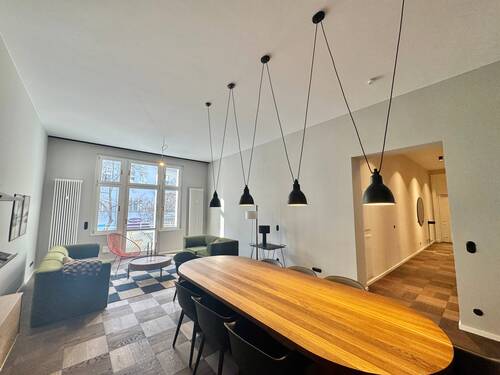 Wohn- und Essbereich - 4 Zimmer Etagenwohnung in Berlin