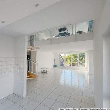 Wohnbereich Blick aus der Küche - Etagenwohnung mit 131,00 m&sup2; in Dortmund zum Kaufen