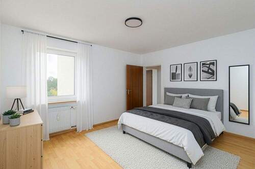KI-Staging Schlafzimmer - 