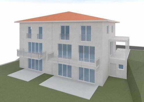 Ansicht Garten - 4 Zimmer Doppelhaushälfte zum Kaufen in Lörrach