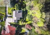 Drohne Draufsicht Haus und Grundstück - 