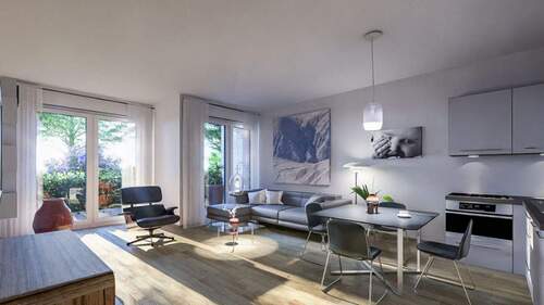 Bild 1 - Neubauwohnung im Erdgeschoss mit Sonder-AfA-Potenzial (QNG+) (WHG 02)