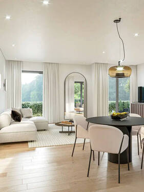 Beispiel-Wohnzimmer-3 - Doppelhaushälfte mit 127,00 m&sup2; in Füssen zum Kaufen