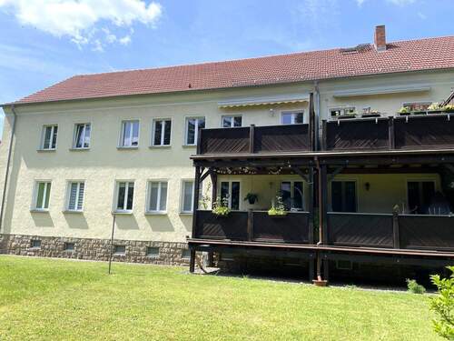 Rückansicht - 2 Zimmer Etagenwohnung zur Miete in Pirna