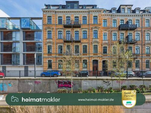 Frontansicht - Altbaucharme in Top-Lage - 2-Zimmer-Wohnung am Kanal