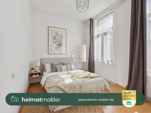 Einrichtungsbeispiel Schlafzimmer - 2 Zimmer Etagenwohnung in Leipzig