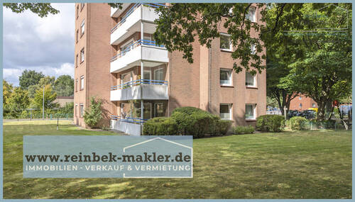 Bild 1 - Helle 3-Zimmer-Wohnung im 2. OG mit Westbalkon und Garage - zentrale Lage, frei ab 01.02.2026