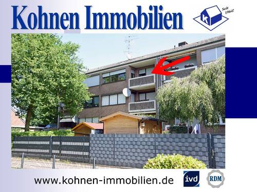 Rückansicht - Bereits modernisierte 3-Zimmerwohnung mit Loggia in 41334 Nettetal-Hinsbeck