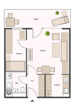 27137_552761_1545581_DA_Bartning_1-5_H3_mi_jpg.jpg - Etagenwohnung mit 44,80 m&sup2; in Darmstadt zur Miete
