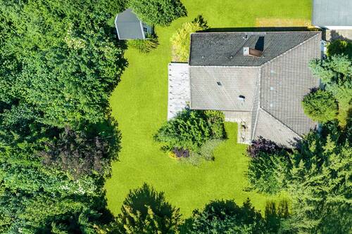 Ansicht von oben - Grundstück in Oberhaching zum Kaufen