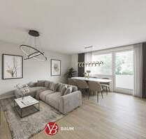 Handwerker gesucht! 3-Zimmer-Wohnung mit Loggia und Blick in den Wald in D-Unterbach - Düsseldorf / Unterbach