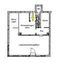 Grundriss.jpg - 1 Zimmer Gewerbeobjekt (Büro, Produktion, Verkauf) zur Miete in Baiersdorf