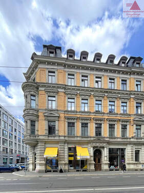 Straßenansicht - 2 Zimmer Etagenwohnung zum Kaufen in Leipzig / Leipzig Zentrum-West