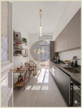 Küche (Visualisierung) - 3 Zimmer Etagenwohnung in Berlin