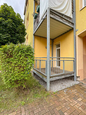 Balkon - 2 Zimmer Etagenwohnung in Aue