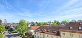 Aussicht vom Balkon Straßenseite - 