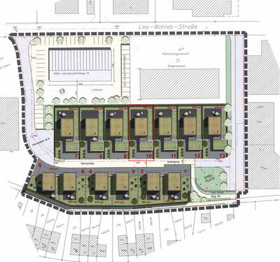 Lage Grundstück im Areal - Einfamilienhaus mit 122,00 m&sup2; in Blumberg zum Kaufen