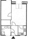 Grundriss - 1 Zimmer Etagenwohnung zur Miete in Eisenach
