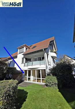 Rückansicht - Tolle Wohnung mit Wintergarten und TG-Stellplatz sucht neuen Eigentümer!!