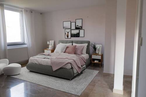 Schlafzimmer im Dachgeschoss - 