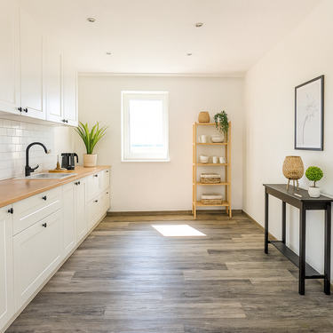 Moderne Küche mit natürlichem Licht - 