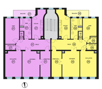 Bei der angebotenen Wohnung handelt es sich um WE07 - 