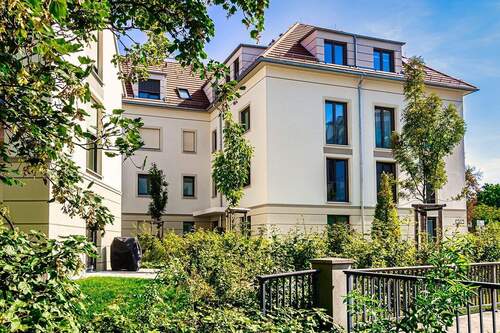 Außenansicht Bild 1 - Modern und komfortabel Wohnen im Blütenhof am Kaitzbach unweit des Wasaplatzes.