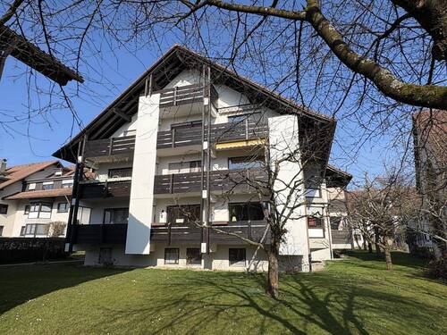 Ansicht Balkon - 3 Zimmer Etagenwohnung in Leutkirch