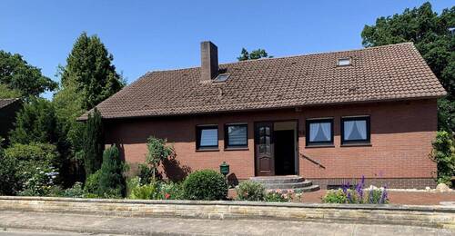 Ansicht Front - Einfamilienhaus Wallenhorst Hollage bevorzugte Wohnlage am Kanal, provisionsfrei von Privat