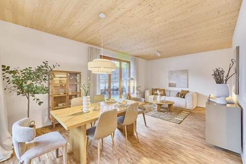 Musterwohnung Wohnen und Essen - 4-Zimmer-Neubauwohnung am Neckar