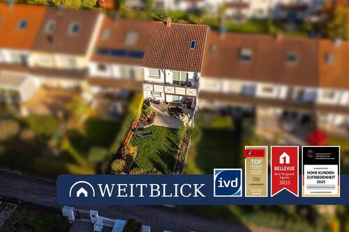 Titelbild - WEITBLICK: Reihenhaus mit Wohlfühlgarten!