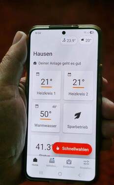 Heizungs-Handy-App - 