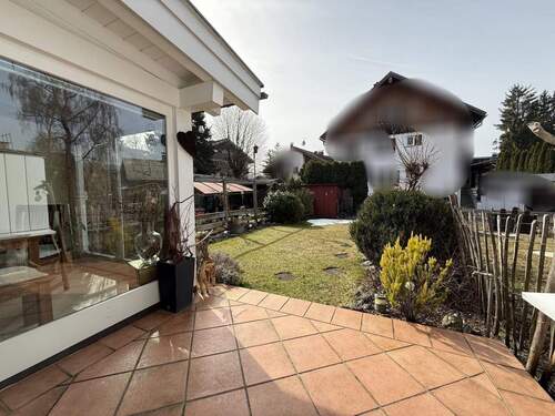 Terrasse - Garten - 4 Zimmer Reihenmittelhaus in Oberstdorf