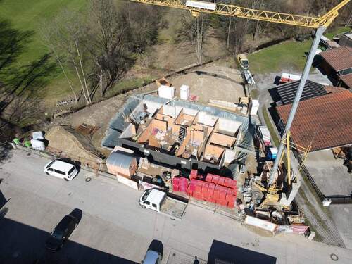 Drohnenaufnahme 13.03.26 - 4 Zimmer Terrassenwohnung zum Kaufen in Raubling