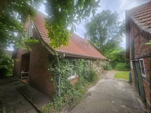 Ansicht Eingang - Bauernhaus mit bezauberndem Garten