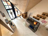 Wohnbereich - Architektonisch reizvolle, großzügige 2 12 Zimmer-Maisonettewohnung mit Balkon