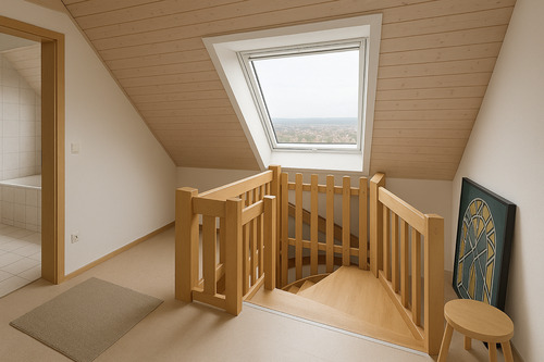 Treppe vom 2. DG zum 1. DG - 