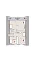 Grundriss Dachgeschoss - Hauptwohnung - 