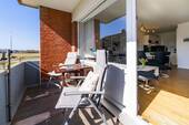 Balkon - 2 Zimmer Etagenwohnung in Borkum