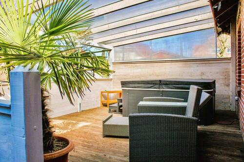 Blick auf Wellness-Terrasse - 