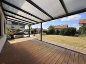 Terrasse - Wohntraum in Inning! 4,5-Zimmer Whg., 134 m² reine Innen-Wohnfläche PLUS 21 m² überdachte Terrasse