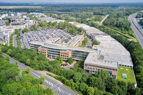 Vogelperspektive auf das Gebäude - 
