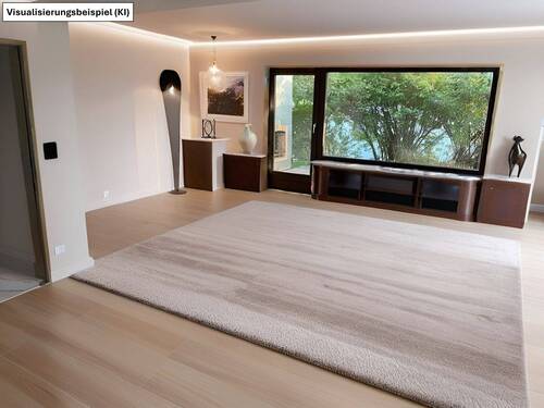 Wohnzimmer Wohnung EG Visualisierung via Homestaging - 