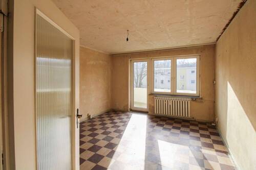 Wohnzimmer - Etagenwohnung mit Entwicklungspotenzial in Wolfsburg (Rabenberg) - Erbbaurecht